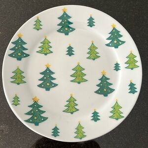 Christmas tree plates